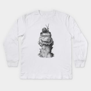 Frog and Snail Kids Long Sleeve T-Shirt